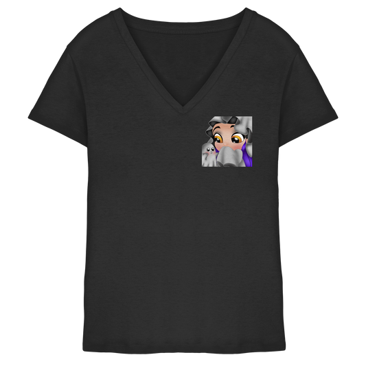 x_Kookie_Moon_x Buh - Ladies V-Neck Shirt