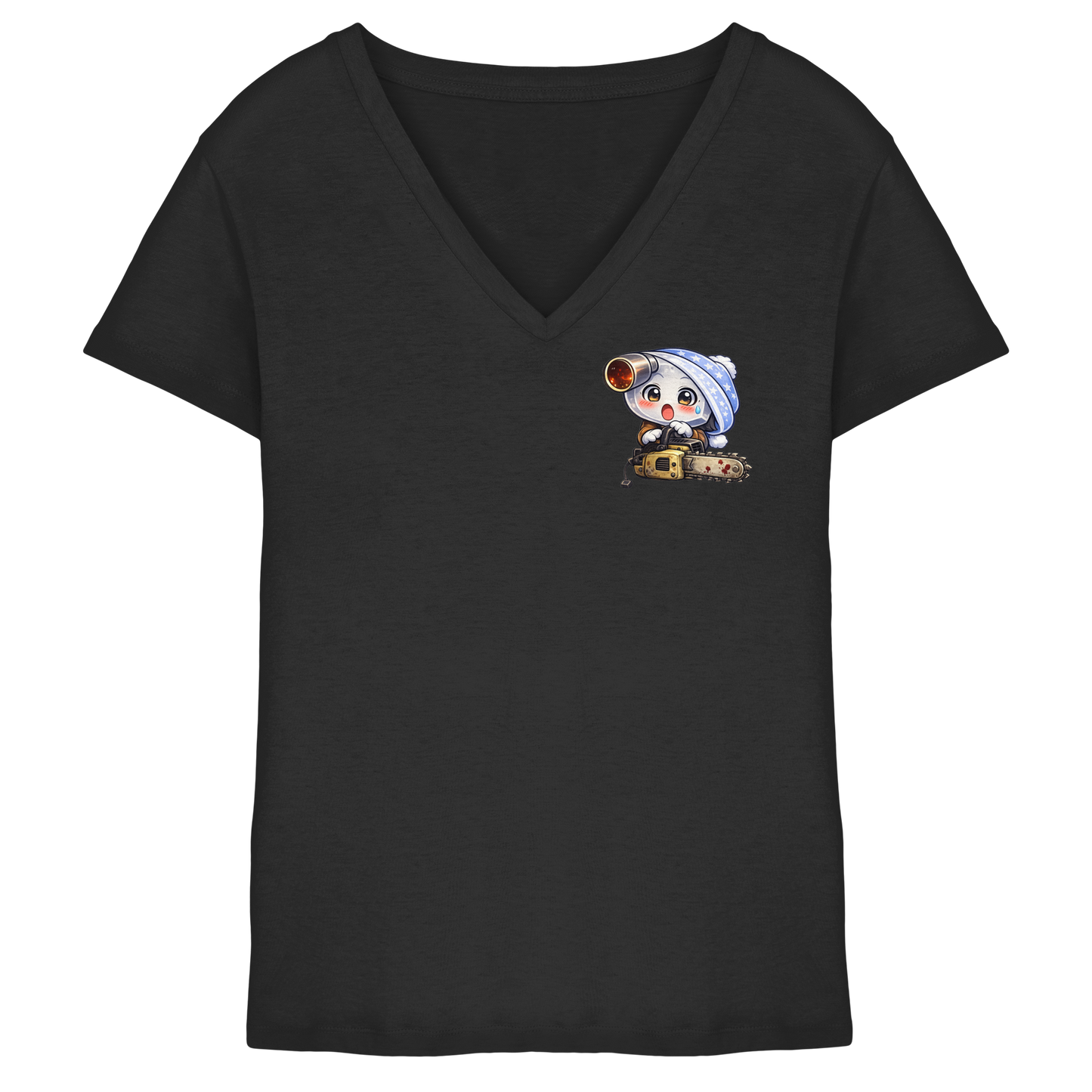 McHammer1502 Chainsaw - Ladies V-Neck Shirt