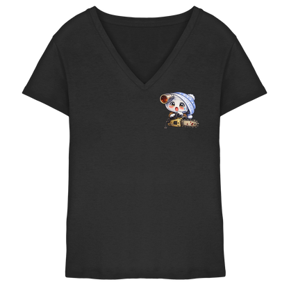 McHammer1502 Chainsaw - Ladies V-Neck Shirt