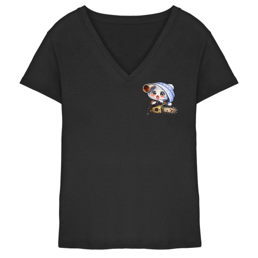 McHammer1502 Chainsaw - Ladies V-Neck Shirt