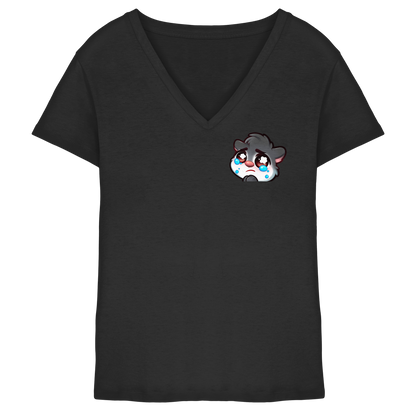 Sennox Sad - Ladies V-Neck Shirt