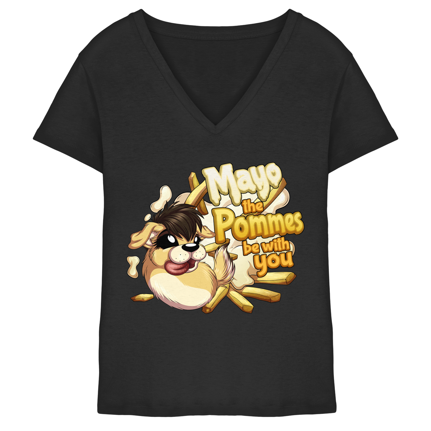 LupiArts Mayo - Ladies V-Neck Shirt