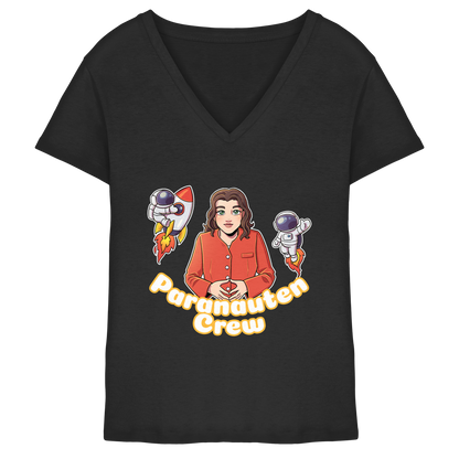kairPARAvell Paranauten Crew - Ladies V-Neck Shirt (Frontprint)