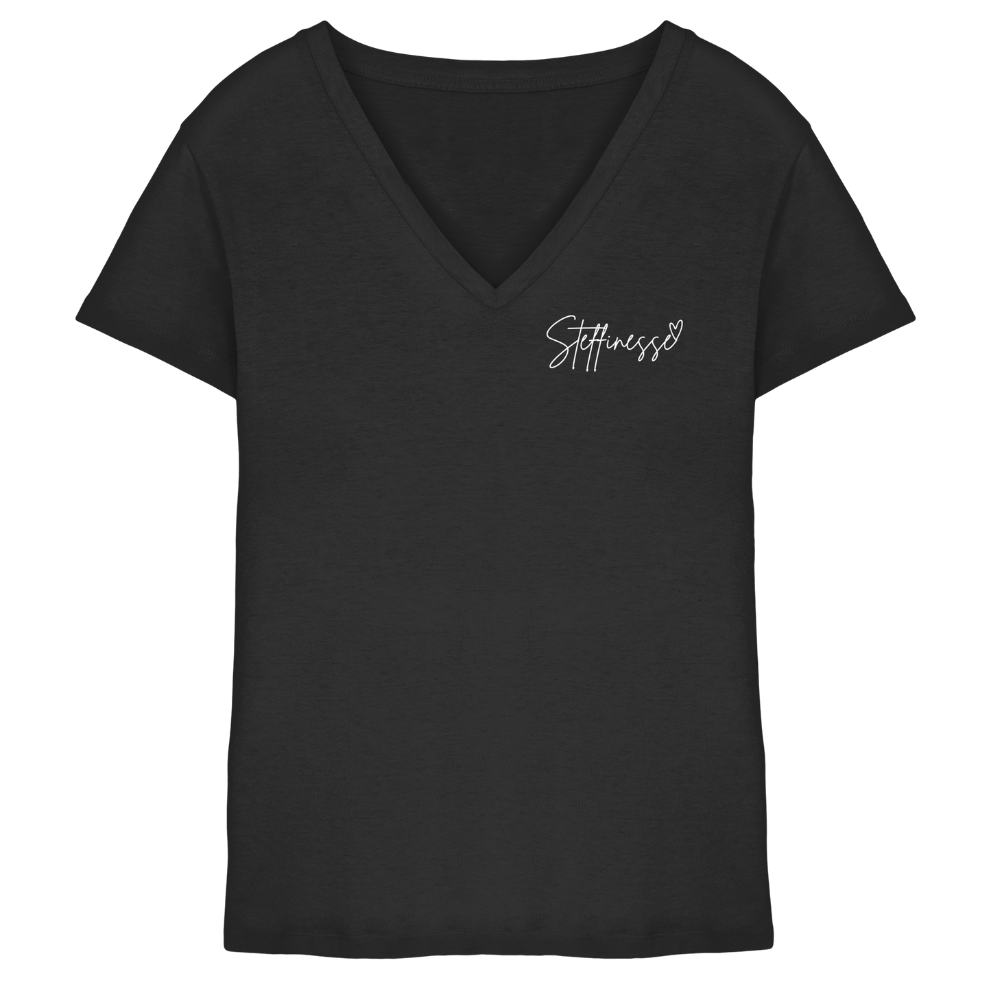 Steffinesse Logo - Ladies V-Neck Shirt