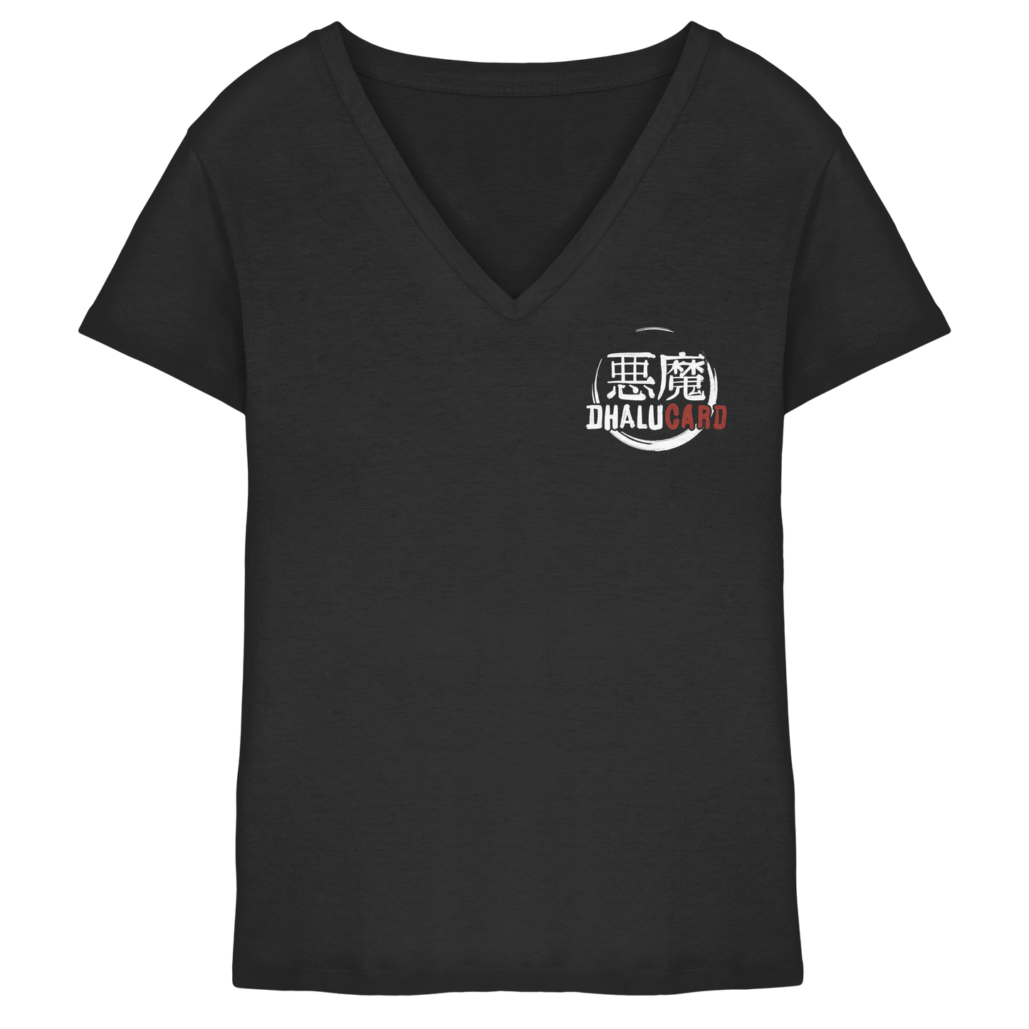 Dhalucard Logo - Ladies V-Neck Shirt