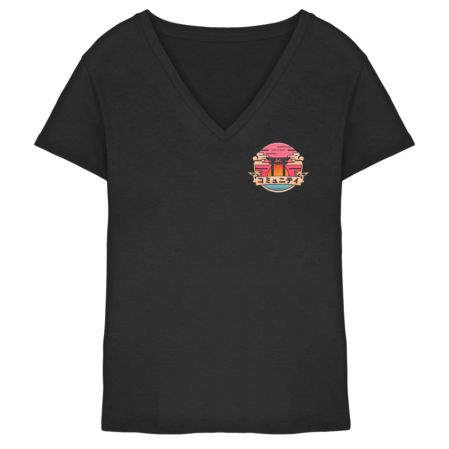 Majin Dhalucard Community Clean - Ladies V-Neck Shirt