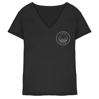 Flipsii_ Logo - Ladies V-Neck Shirt