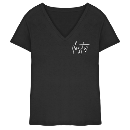 Steffinesse Lost - Ladies V-Neck Shirt