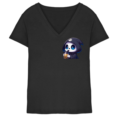 Fabertx Sip - Ladies V-Neck Shirt