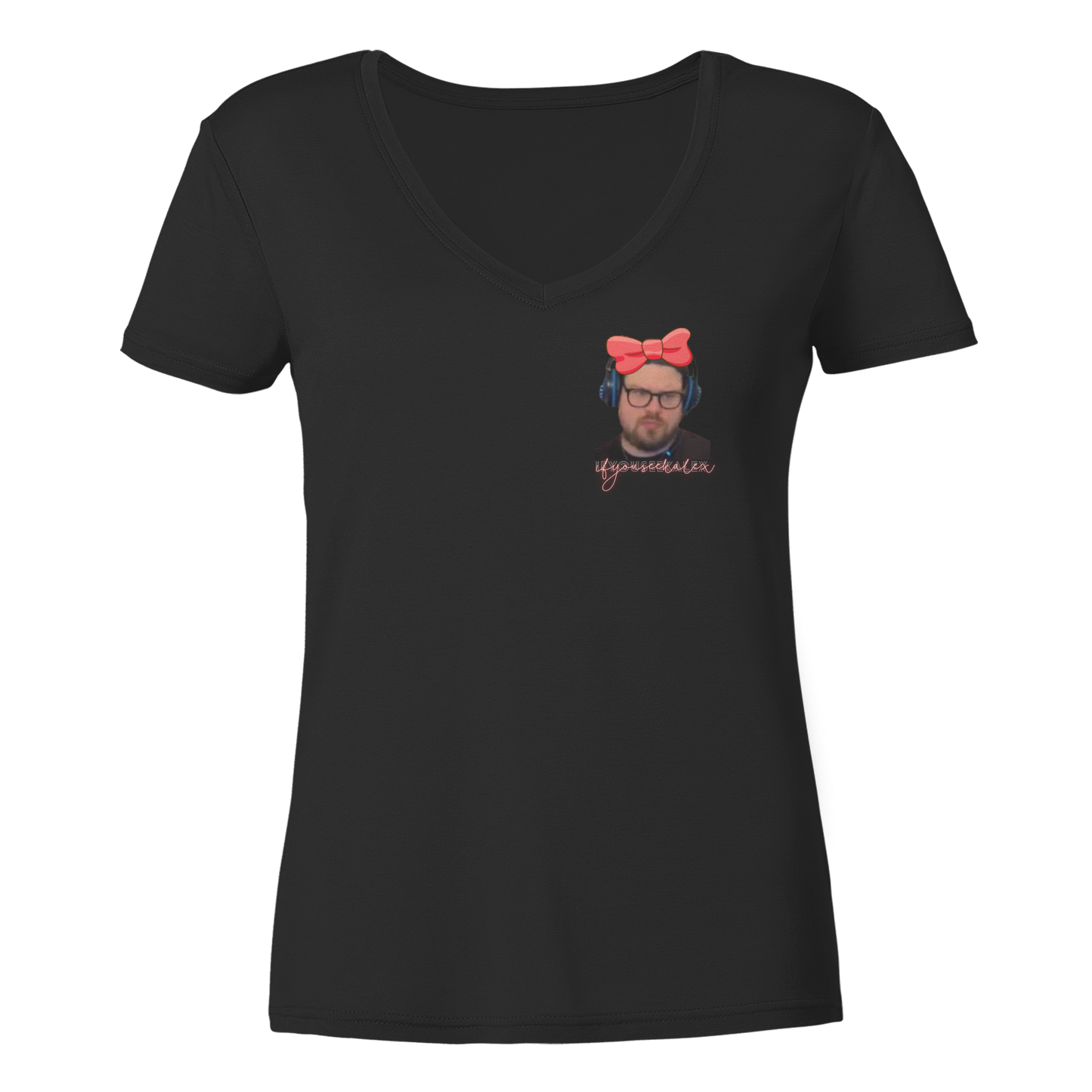 ifyouseekalex Logo - Ladies V-Neck Shirt