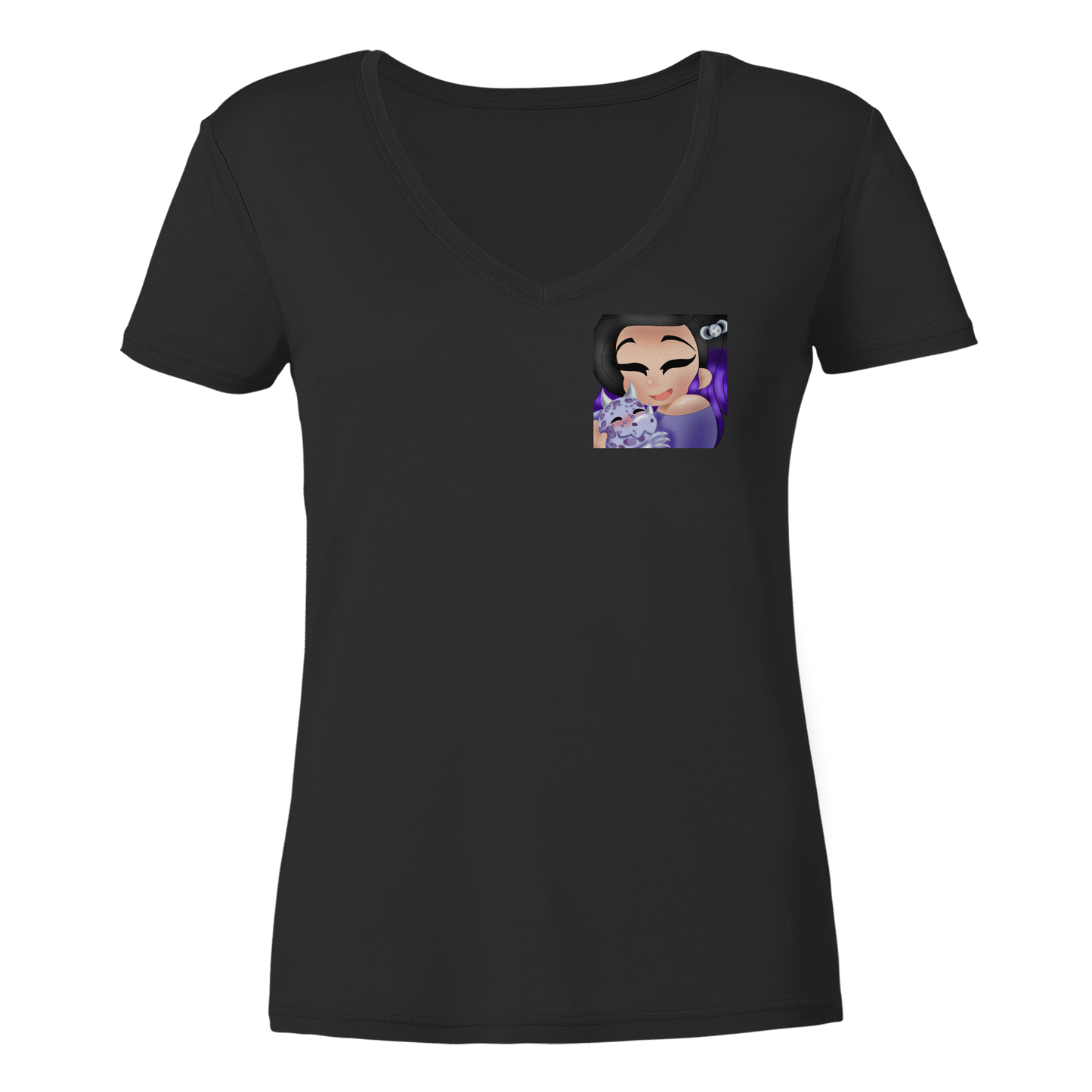 x_Kookie_Moon_x Hug - Ladies V-Neck Shirt