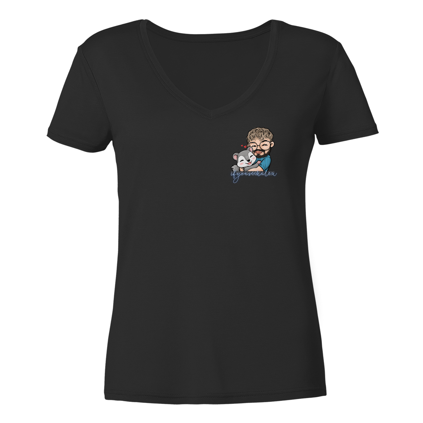 ifyouseekalex hug - Ladies V-Neck Shirt