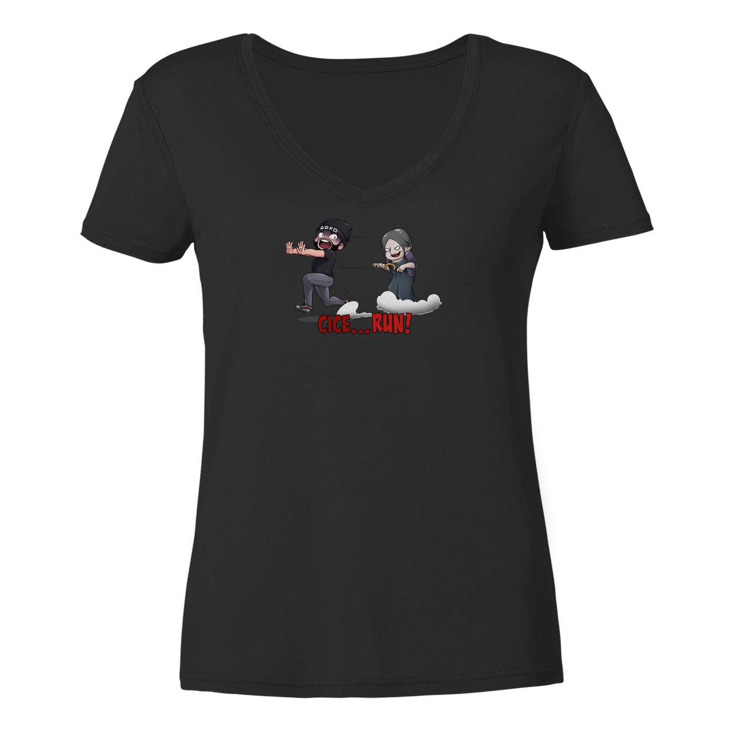 TheCiceroshows Cicero Run - Ladies V-Neck Shirt
