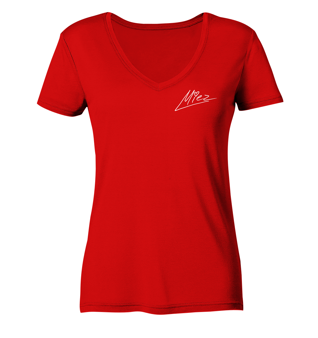 Miezchen Sign - Ladies V-Neck Shirt