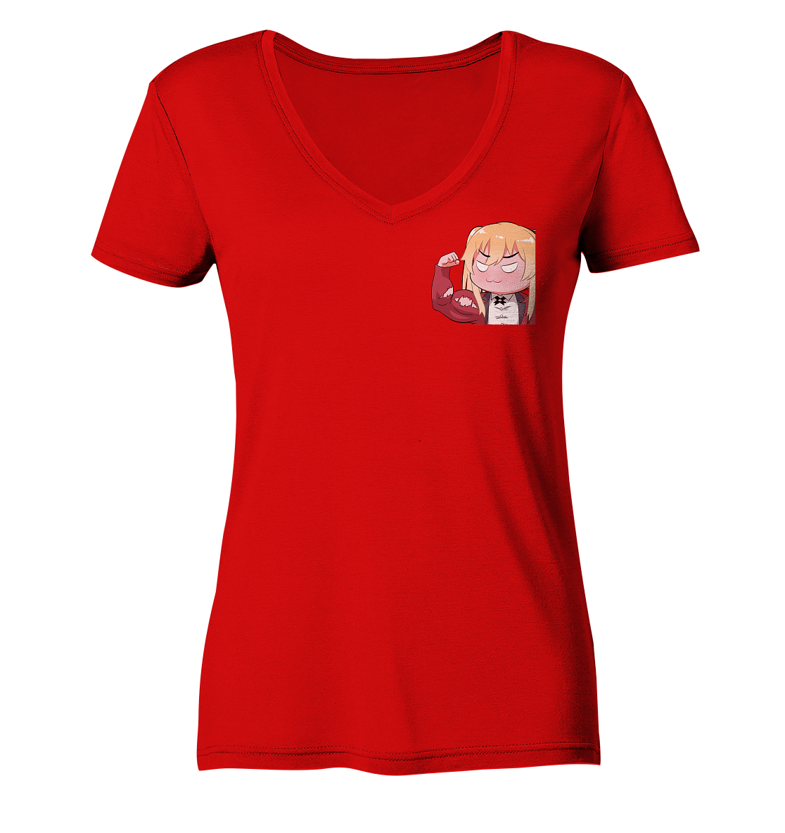 Miezchen Biceps - Ladies V-Neck Shirt