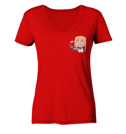 Miezchen Biceps - Ladies V-Neck Shirt