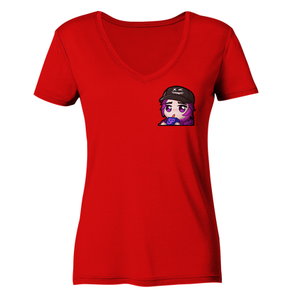 x3_kaspa Sip - Ladies V-Neck Shirt