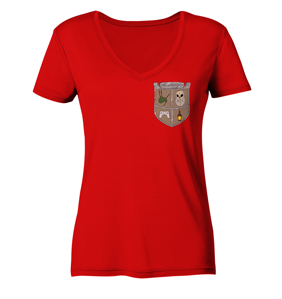 MichaelvonUllrichstein Wappen - Ladies V-Neck Shirt