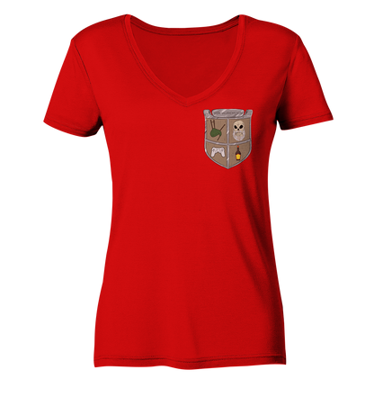 MichaelvonUllrichstein Wappen - Ladies V-Neck Shirt
