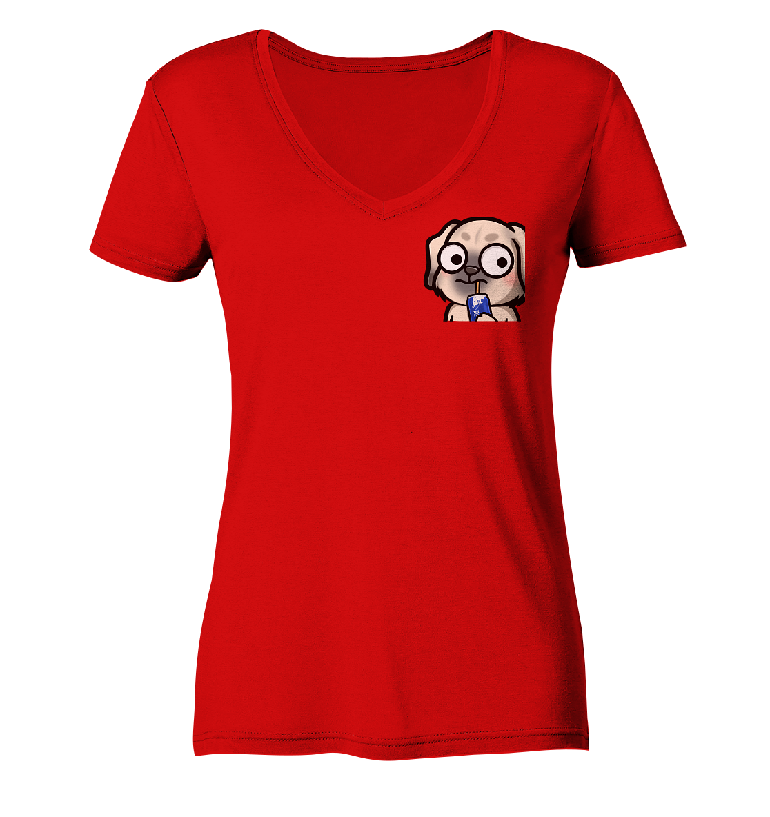 Steffsii Design4 - Ladies V-Neck Shirt