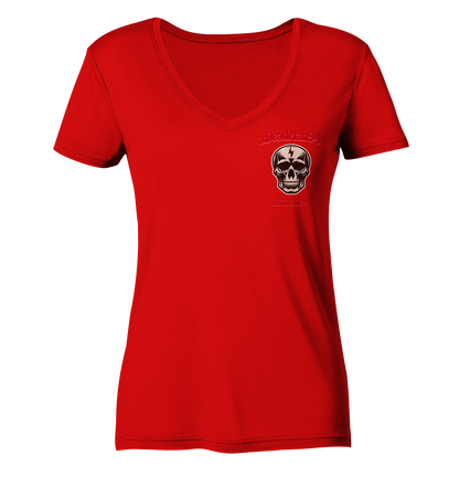 xDeadMan94 Logo - Ladies V-Neck Shirt