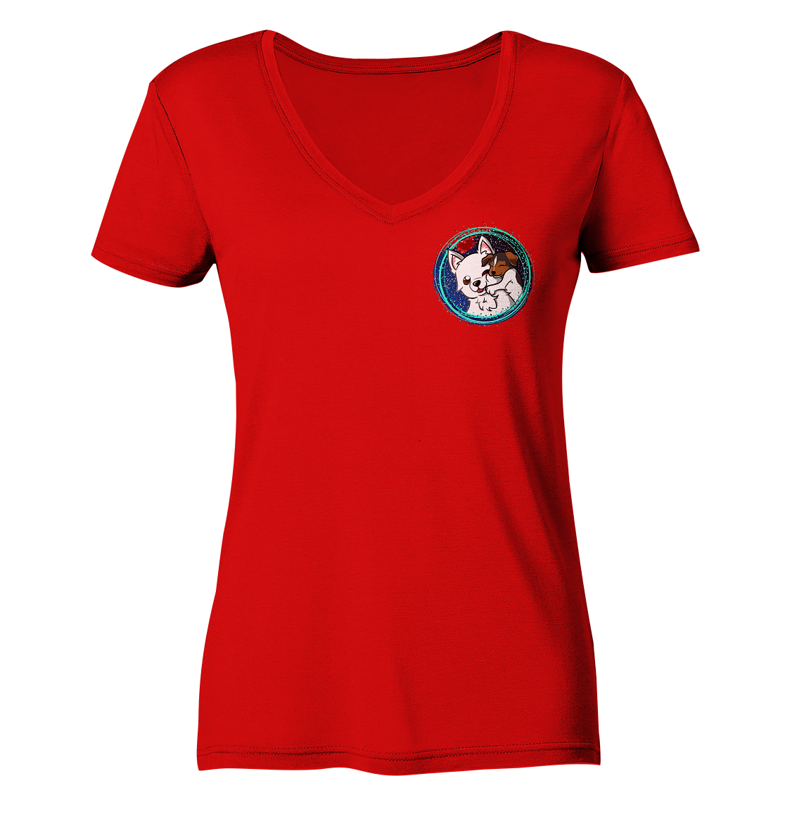 Anniiby Logo - Ladies V-Neck Shirt