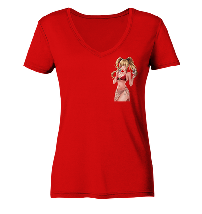 Miezchen Beach - Ladies V-Neck Shirt