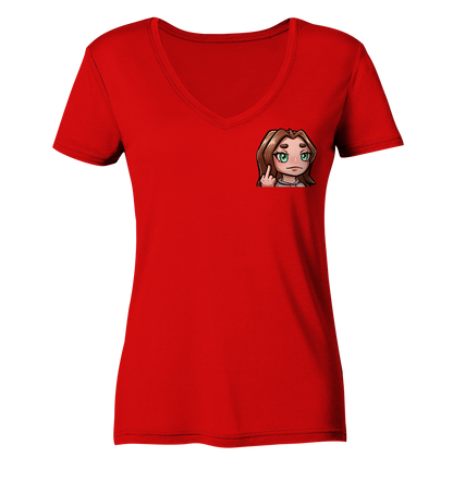 La_N00ba FU - Ladies V-Neck Shirt