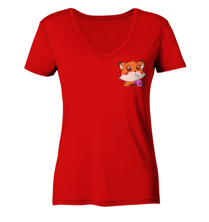 ChaosSchmiddi Sip - Ladies V-Neck Shirt