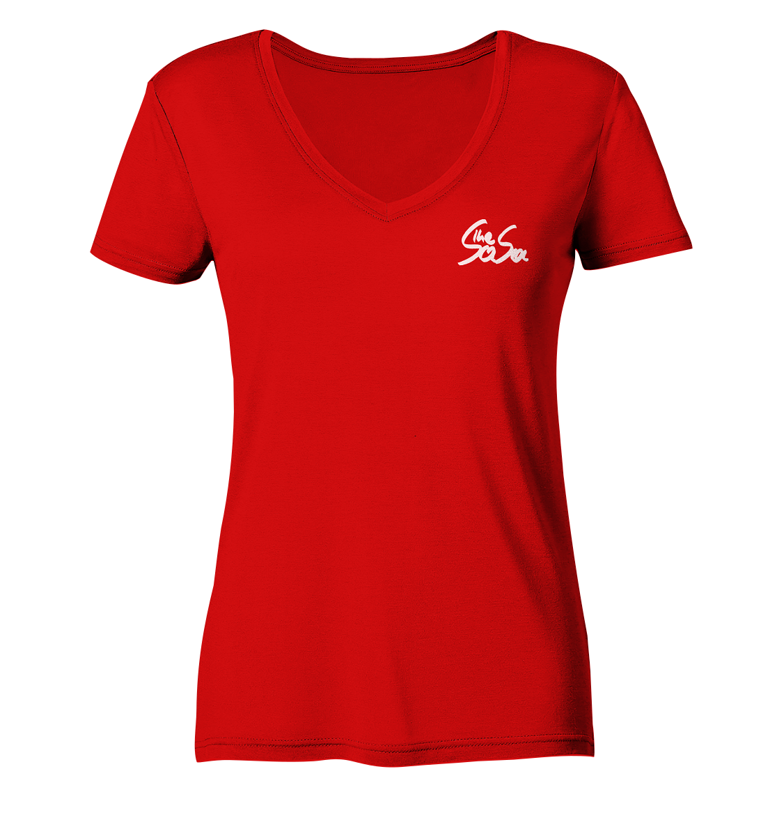 TheSasa Unterschrift - Ladies V-Neck Shirt