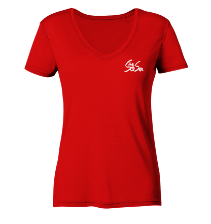 TheSasa Unterschrift - Ladies V-Neck Shirt