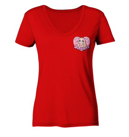 Jutta_tv Logo - Ladies V-Neck Shirt