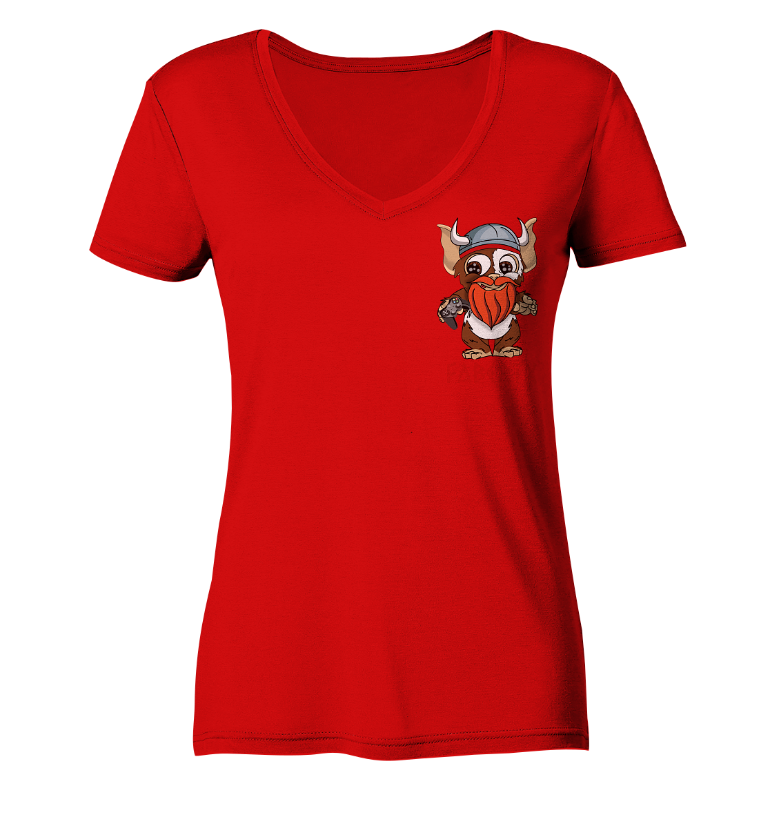 Fabertx Logo - Ladies V-Neck Shirt