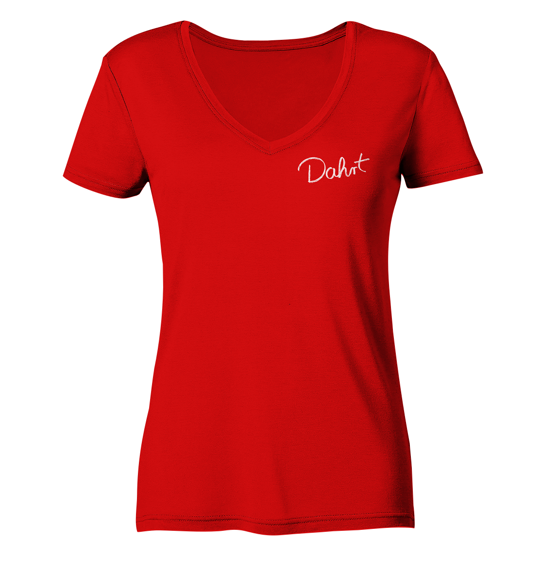 D4HRT Unterschrift - Ladies V-Neck Shirt