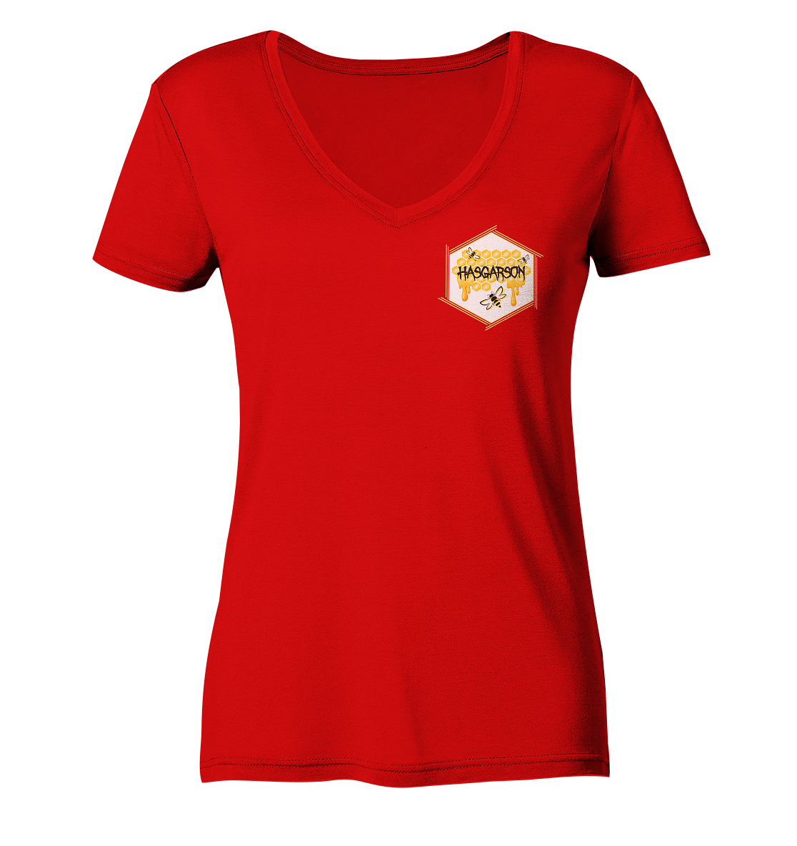 Hasgarson Wabe - Ladies V-Neck Shirt