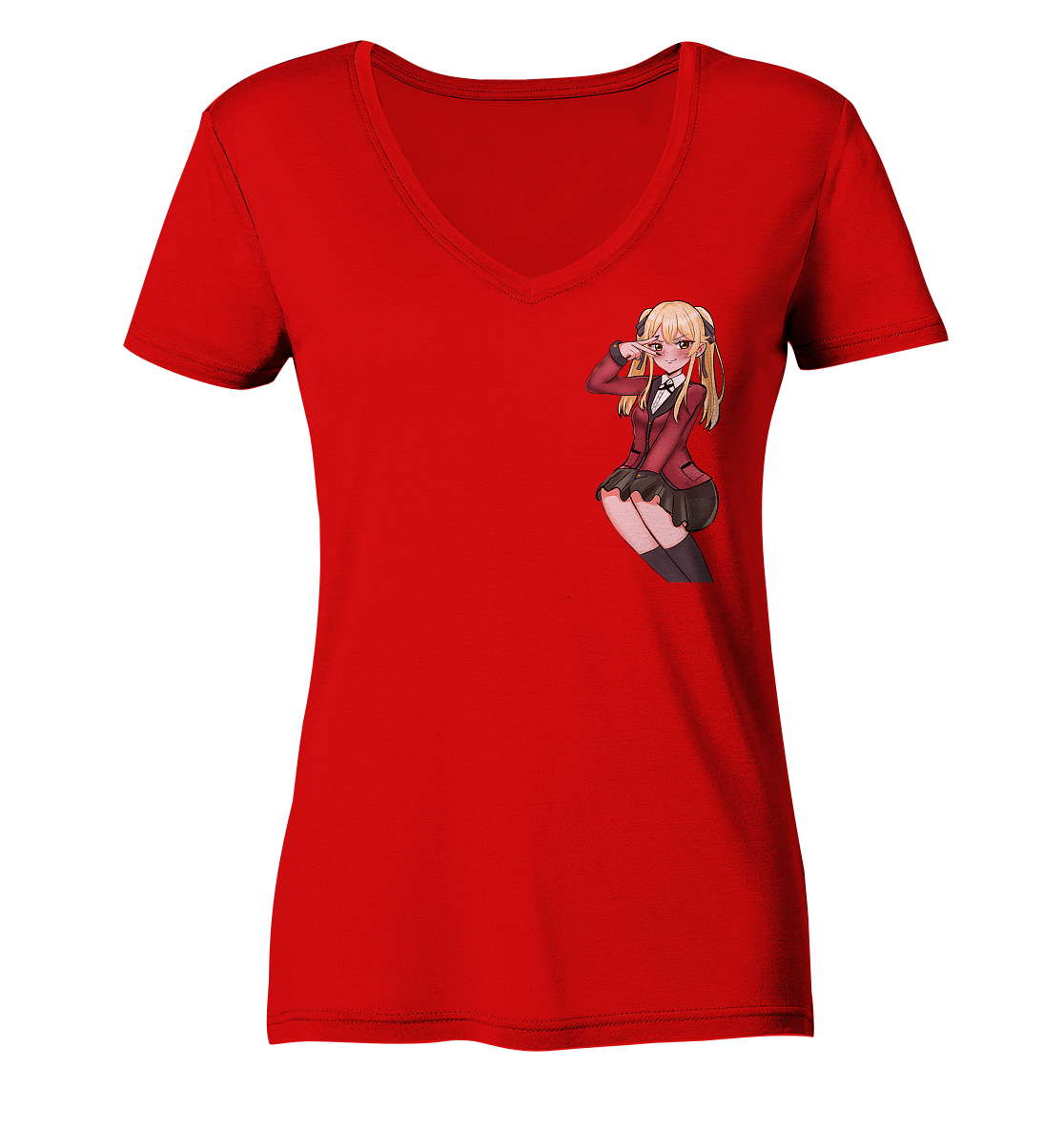 Miezchen Peace - Ladies V-Neck Shirt