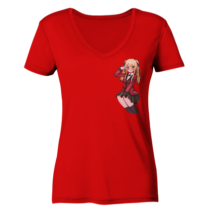 Miezchen Peace - Ladies V-Neck Shirt