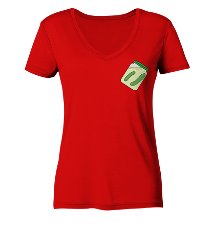 Aylana87 Gurkenwasser - Ladies V-Neck Shirt