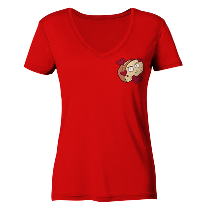 Aylana87 Herzbrot - Ladies V-Neck Shirt