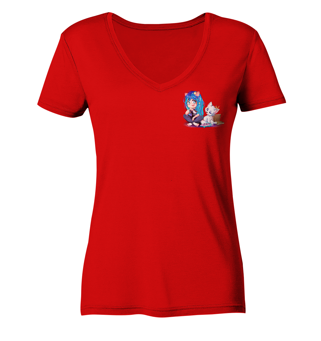 Vuipecula Logo - Ladies V-Neck Shirt