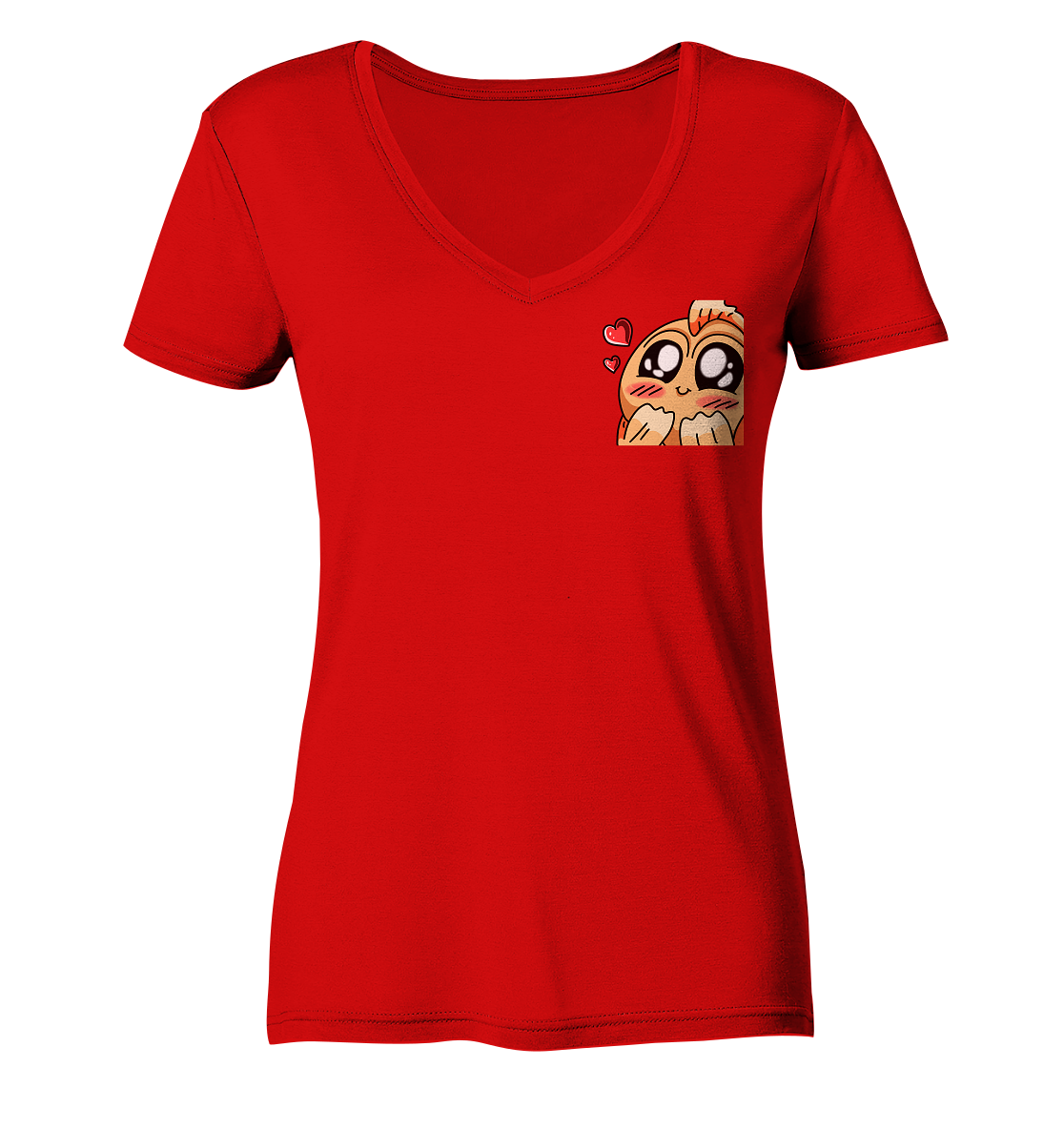 Glupshi Cute - Ladies V-Neck Shirt