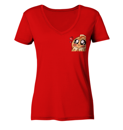 Glupshi Cute - Ladies V-Neck Shirt