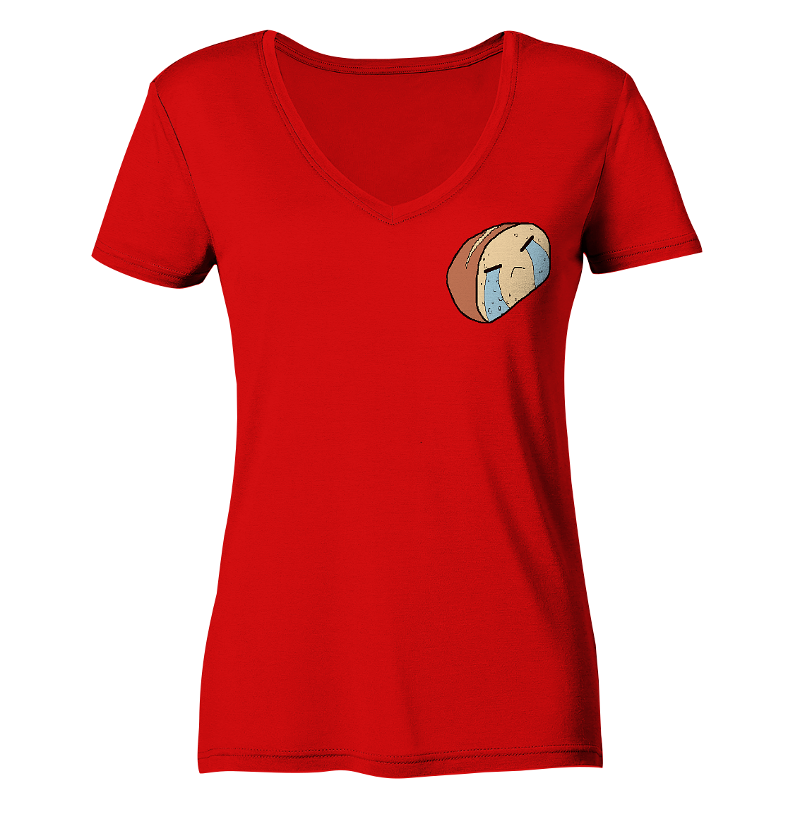 Aylana87 BrotkantenCRY - Ladies V-Neck Shirt