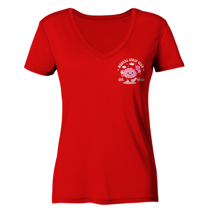 Alyna Mental Strip Club - Ladies V-Neck Shirt