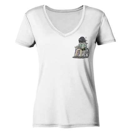 NoHandsNoSchoki PUBG - Ladies V-Neck Shirt