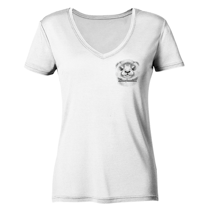 Busenfreundin11 Logo - Ladies V-Neck Shirt