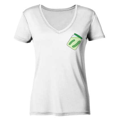 Aylana87 Gurkenwasser - Ladies V-Neck Shirt