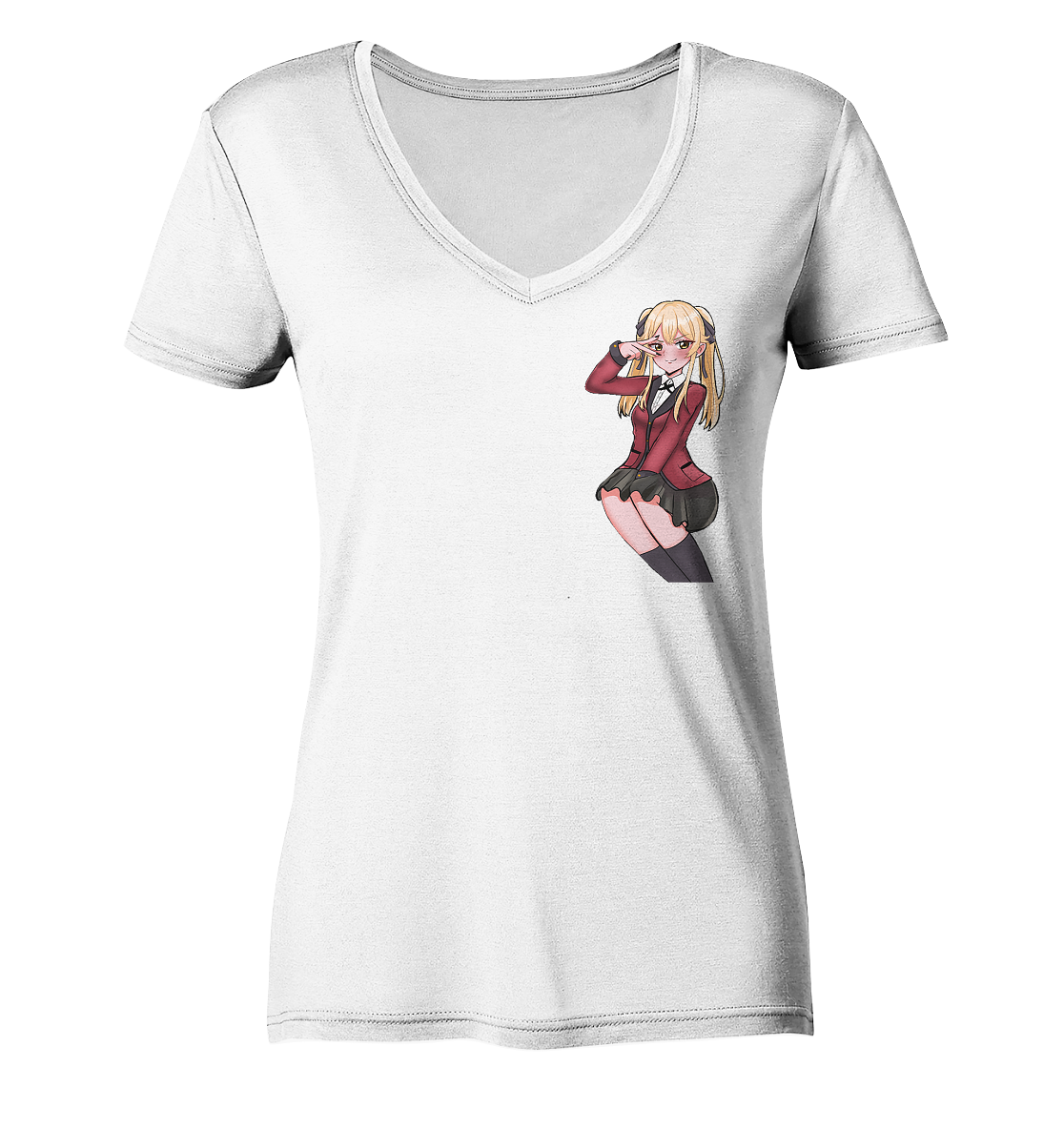 Miezchen Peace - Ladies V-Neck Shirt