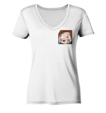 MonaLeesa Aww - Ladies V-Neck Shirt