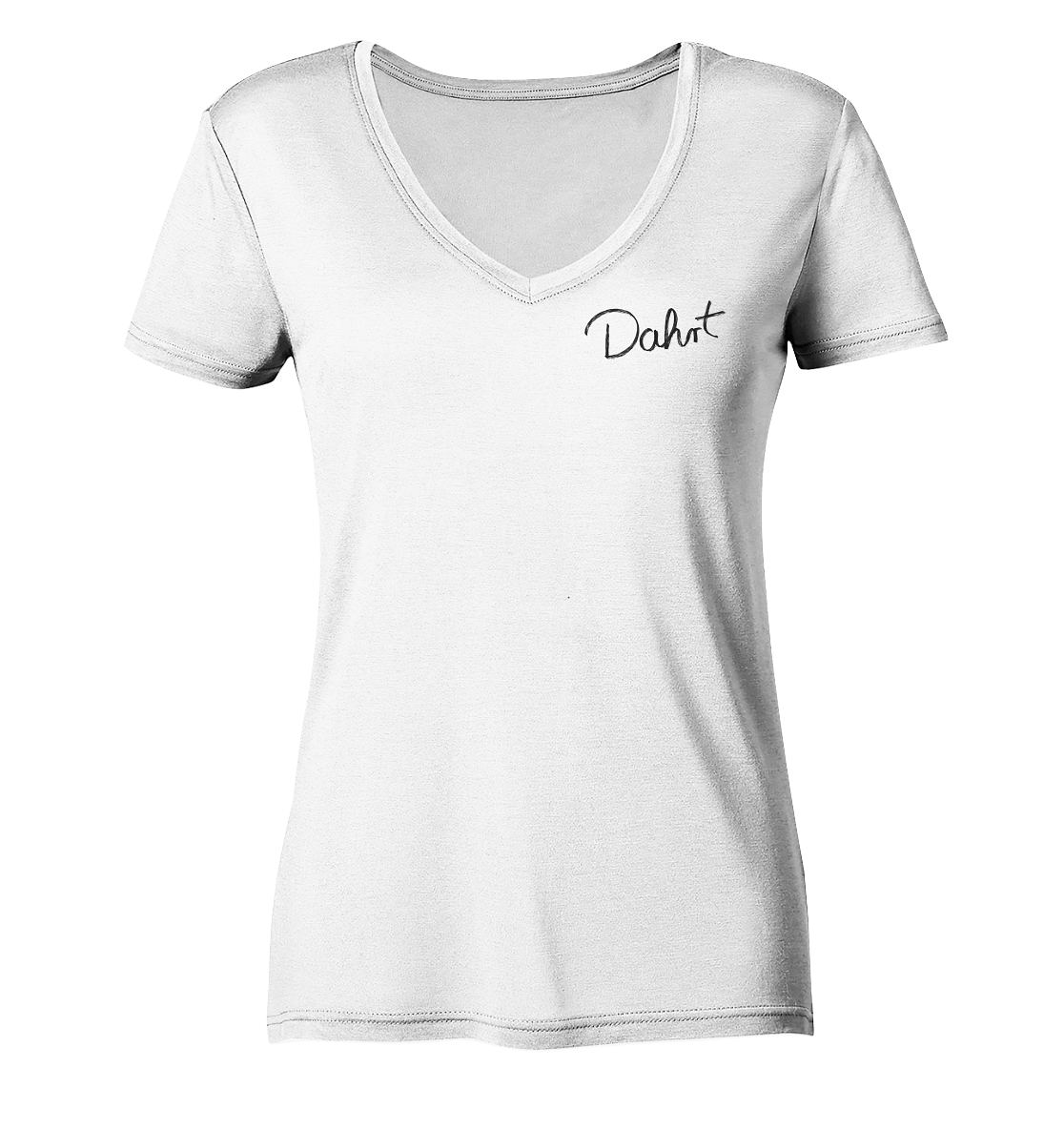 D4HRT Unterschrift - Ladies V-Neck Shirt